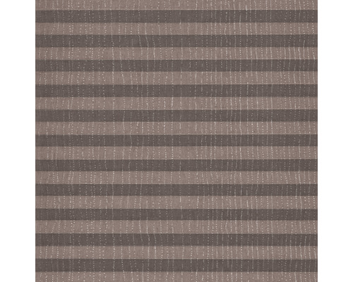 Detailopname van een plisségordijn met horizontale plooien