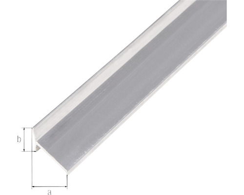 GAH.ALBERTS Lekdorpelprofiel 34x17 mm alu blank 100 cm Aluminium hoekprofiel