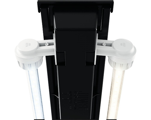 Aquariumlamp met twee lichtbalken