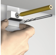 ARTITEQ Schilderij ophangsysteem wand Click Rail overschilderbaar wit RAL 9016 16 m (8x2 m)