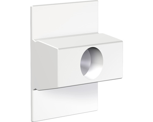 Enkele witte wandhouder