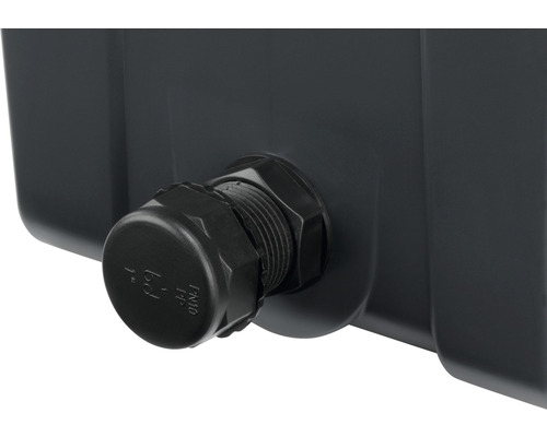 Detailweergave van een aansluiting op een reservoir