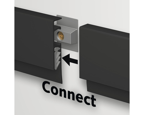 Verbindingsstuk voor plinten