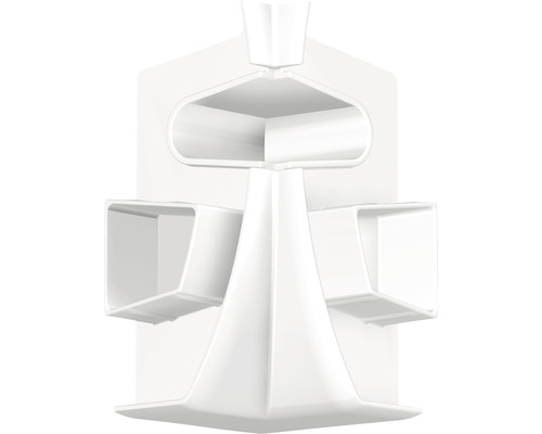 Kunststof hoekrek voor wandmontage