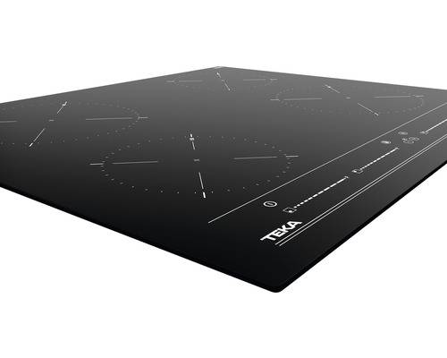 Inductiekookplaat met vier kookzones en Teka logo