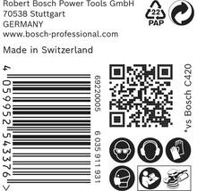 BOSCH Schuurblad Expert C470 Ø 125 mm 8-gats K320, 50 stuks