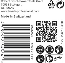 BOSCH Deltaschuurblad Expert C470 93 mm K80, 50 stuks