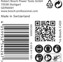 BOSCH Schuurblad Expert C470 Ø 125 mm K80, 50 stuks