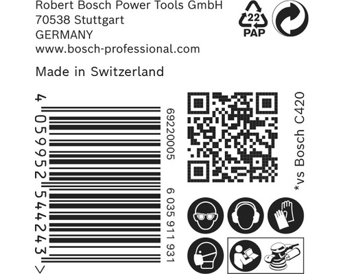 Productverpakkingsdetails met barcode, QR-code en veiligheidsinstructies