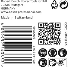 Informatie over Robert Bosch Power Tools GmbH, barcode, QR-code en veiligheidsinstructies