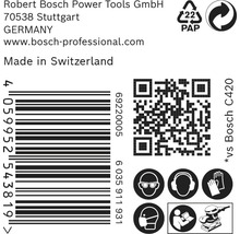 BOSCH Schuurblad Expert C470 93x186 mm K40, 50 stuks-thumb-3 BOSCH Schuurblad Expert C470 93x186 mm K40, 50 stuks-thumb-3