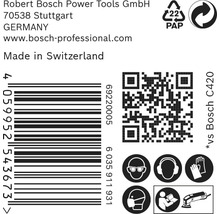 Informatie over Robert Bosch Power Tools GmbH, barcode en veiligheidsinstructies