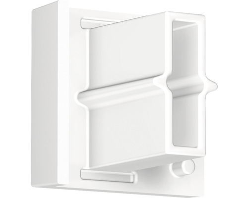 Kunststof beugel voor het bevestigen van bouwplaten