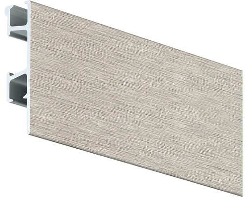 Kunststof plint met houten decor