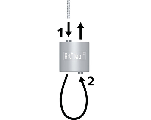 Instructie voor het gebruik van een fotolijstsysteem met Arti Teq logo