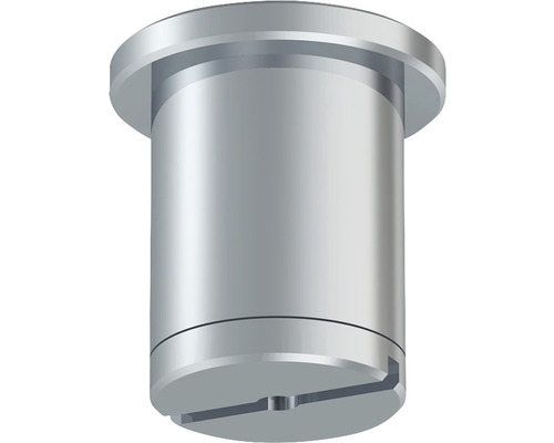 Metalen meubelverbinder met gleuf