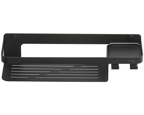 Zwart Tiger hoekrek voor wandmontage met haken