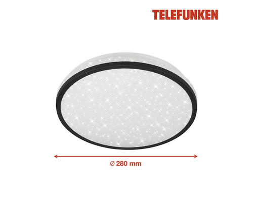 Telefunken plafondlamp, circa 280 mm diameter