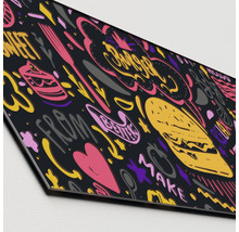 Decoratieve keukenachterwand met voedselmotieven