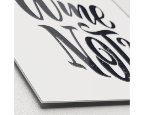Decoratief bord met de tekst Wine Not
