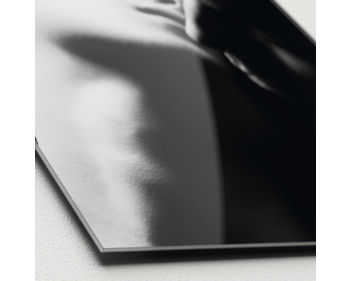 Detailopname van een acrylglasplaat