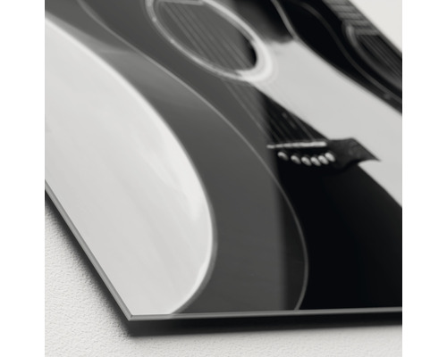 Acrylglas schilderij met gitaarmotief