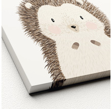 Canvas schilderij met egelmotief