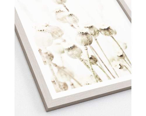 Ingelijste afbeelding met klaproosmotief als wanddecoratie