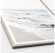 Ingelijste strandfoto met uitzicht op zee