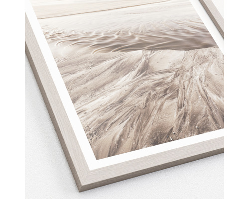 Ingelijste foto van een strand