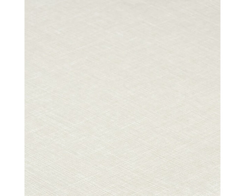 Close-up van een beige textielbehang met een fijne structuur