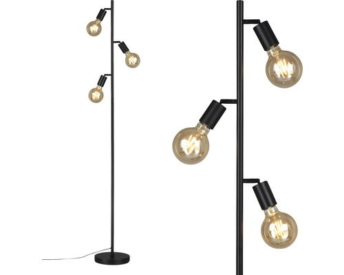 Vloerlamp met drie lampen voor binnenshuis