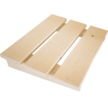 Houten voetensteun met drie latten