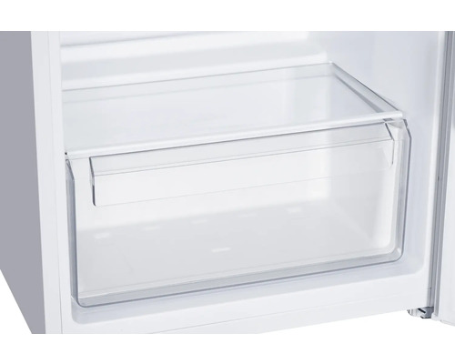 Interieurbeeld van een koelkast met transparante lade