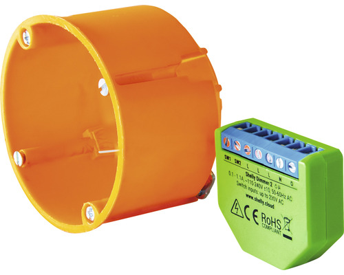 Inbouwdoos met Shelly Dimmer 2