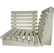 Houten saunaligstoel
