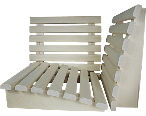 Houten saunaligstoel