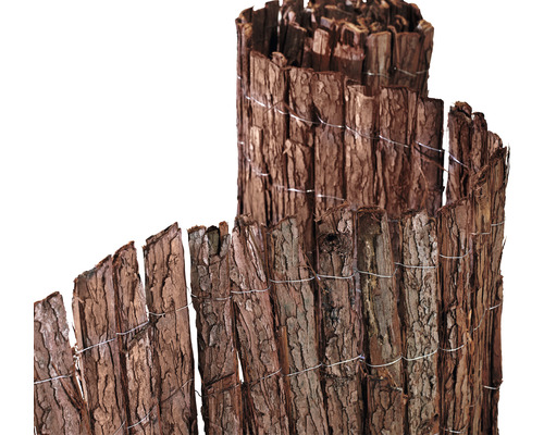 KONSTA Boomschorsmat grenen bruin, 3 m x 180 cm Rol boomschors als privacyscherm voor de tuin