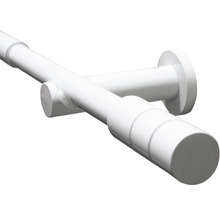 GARDINIA Kreta gordijnroede uitschuifbaar wit Ø 16/19 mm 190-340 cm