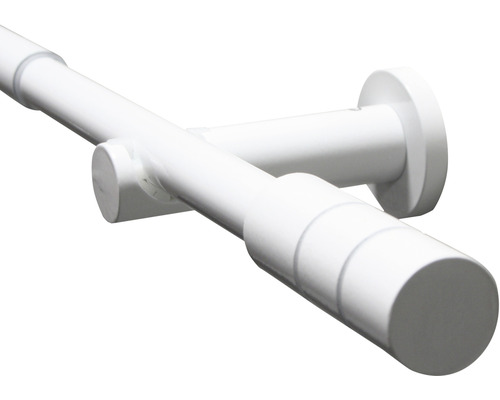 Dubbele gordijnroede met beugel