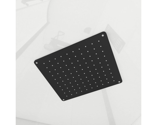 Vierkante douchekop met sproeiers