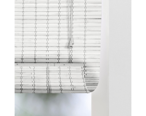 Bamboe rolgordijn met trekkoord