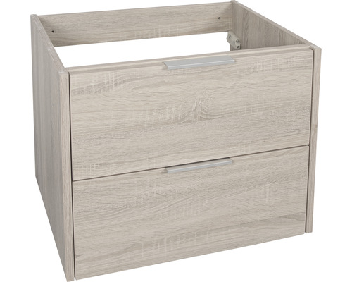 Wastafelonderkast met twee lades