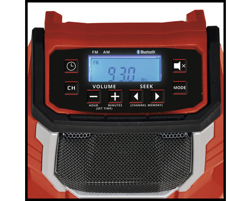 Bouwradio met digitaal display, FM, AM en Bluetooth functie
