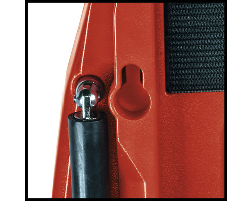 Detailopname van een apparaat met ophangvoorziening en accessoires