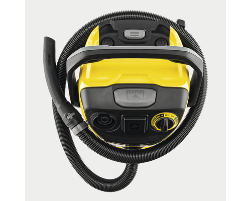 Gele alleszuiger met zuigslang