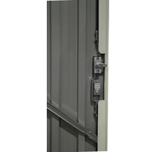 Detailopname van een afsluitbare tuindeur