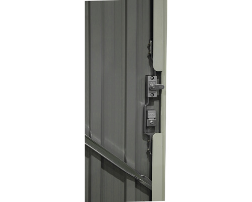 Detailopname van een afsluitbare tuindeur