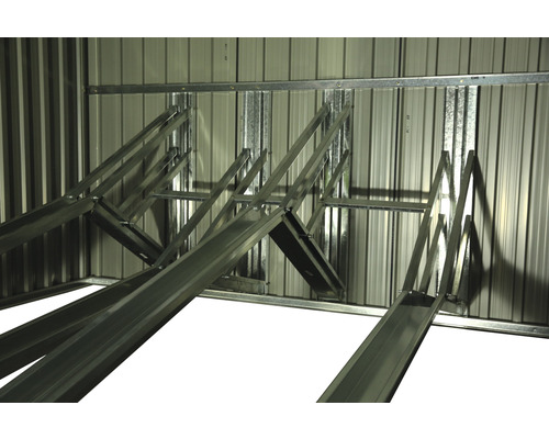 Fietsenrek in schuur