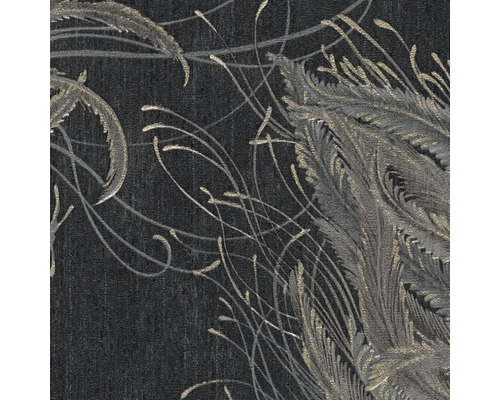 Detail van een behang met een bloemmotief